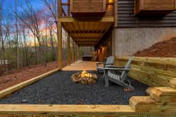 A trip is never complete without building a fire.  The rustic firepit is the perfect spot for your group to gather, make smores, and make memories!